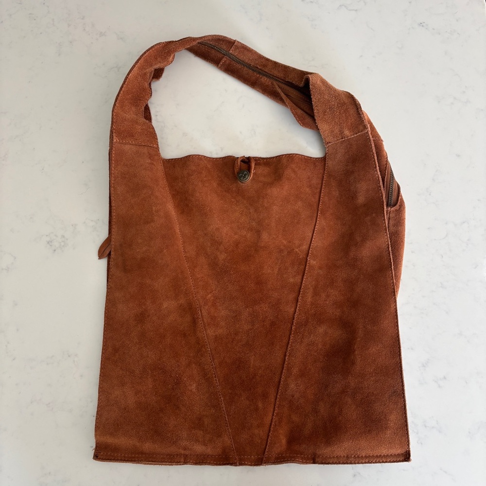 Vintage Free People Suede Shoulder Bag